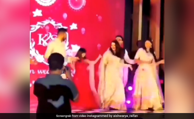 आराध्या बच्चन ने पापा अभिषेक और मॉम ऐश्वर्या राय के साथ Desi Girl गाने पर किया डांस, देखें Video