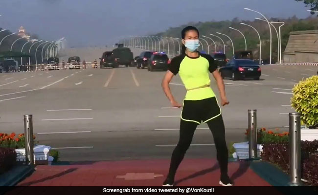 Viral Video: Aerobics Instructor Dances As Myanmar Coup Unfolds Behind Her