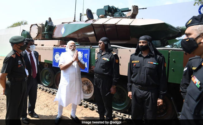 PM Modi Hands Over 'Made-In-India' Arjun Battle Tank To Army In Chennai