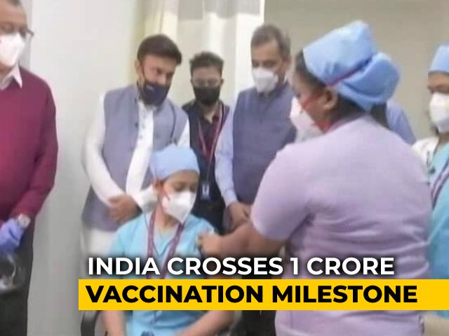 Over 1 Crore Vaccine Doses Administered In India Amid Fear Of New Strains