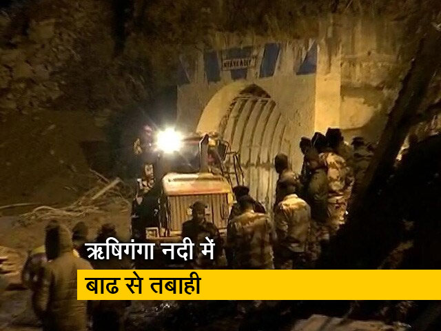 उत्तराखण्ड: तपोवन सुरंग में फंसे 30 से ज्यादा मजदूर
