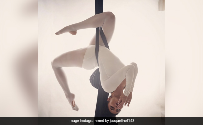 Bend It Like... Guess The Actress Doing Aerial Yoga In This Pic