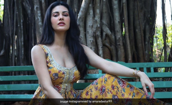 Amyra Dastur Dazzles In A Gorgeous Yellow Sharara Set
