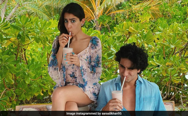 Sara Ali Khan, In A Maldives State Of Mind, Shared This Throwback Pic With Brother Ibrahim