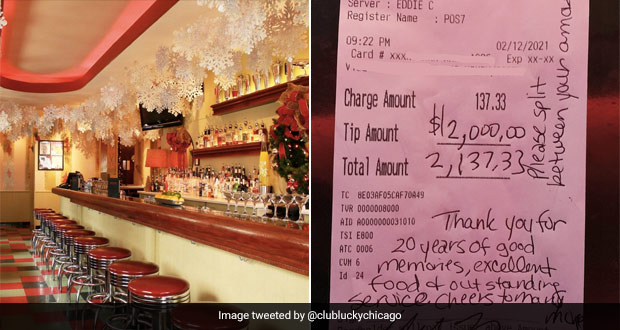 Couple Leaves $2000 Tip At Restaurant, Here's The Heartwarming Reason