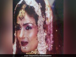 Pic: Raveena Tandon In A Throwback From Her Wedding Pic: Raveena Tandon In A Throwback From Her Wedding
