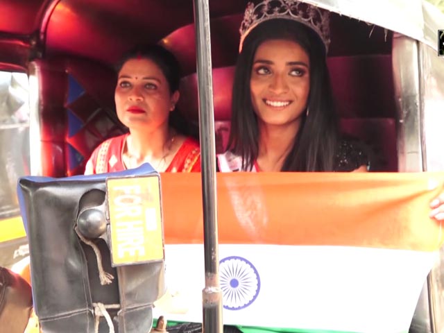 Manya Singh, Miss India 2020 Runner Up, Arrives In Father's Autorickshaw For Felicitation Ceremony
