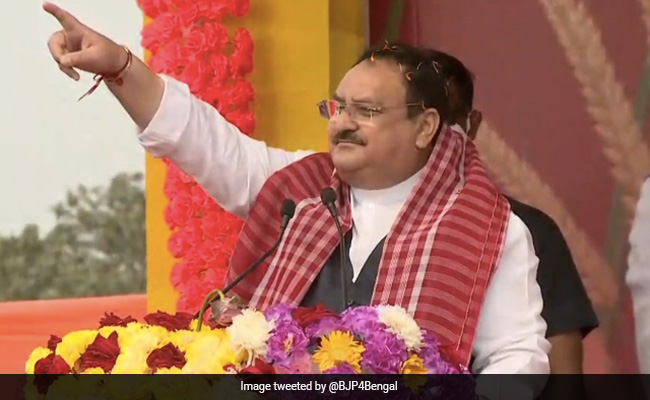 Mamata Banerjee Did Not Allow Farmers' Scheme To "Satisfy Ego": JP Nadda Mamata Banerjee Did Not Allow Farmers' Scheme To "Satisfy Ego": JP Nadda