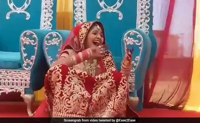 The Real Story Behind Viral Video Of Bride Laughing Hysterically Onstage