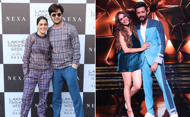 On Genelia D'Souza And Riteish Deshmukh's Wedding Anniversary, We Look At Their Adorable Couple Style