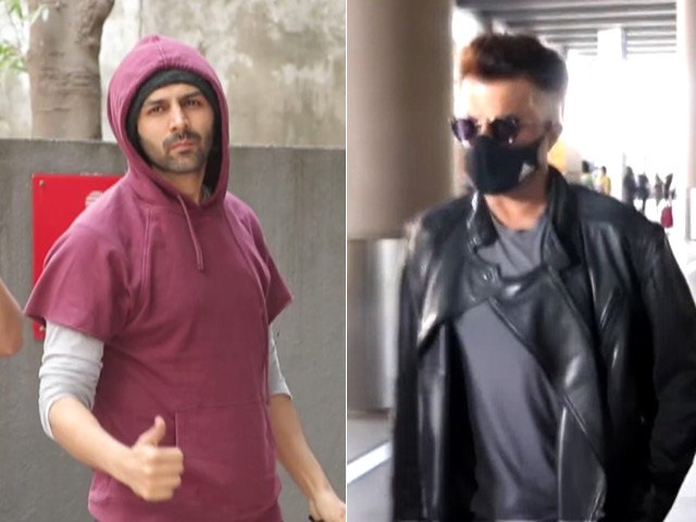 Catching Up With Anil Kapoor, Kartik Aaryan