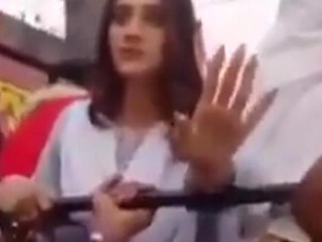 On Camera, Trinamool's Nusrat Jahan Seen Losing Cool. BJP Taunt On Cue