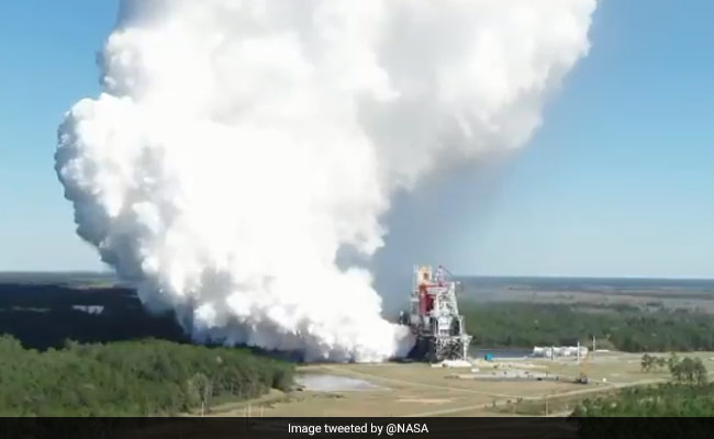 Video: Success In Giant Rocket Test For NASA Preparing Return To Moon