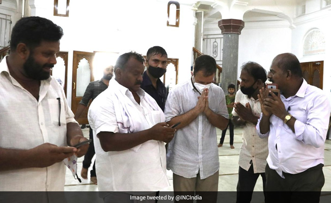 Rahul Gandhi Offers Prayers In Kerala's Lord Ayyappa Temple, Vavar Shrine