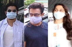 Spotted: Aamir Khan, Juhi Chawla And Varun Dhawan Spotted: Aamir Khan, Juhi Chawla And Varun Dhawan