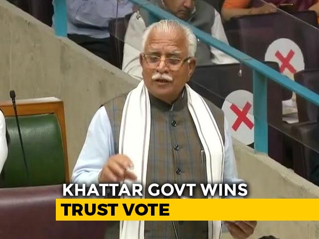 Congress Fails To Bring Down Haryana Government, BJP Wins Trust Vote