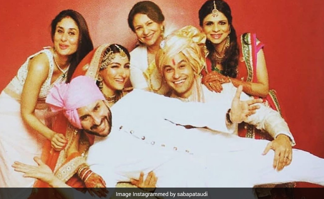 Kareena Kapoor-Saif Ali Khan And Sharmila Tagore In A Throwback Pic From Soha Ali Khan-Kunal Kemmu's Wedding Album