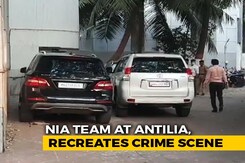 Arrested Cop Made To Walk Near Antilia In Scene Reconstruction: Sources Arrested Cop Made To Walk Near Antilia In Scene Reconstruction: Sources