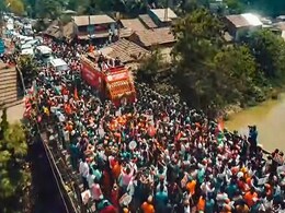 Amit Shah, Suvendu Adhikari Hold Massive Roadshow In Bengal's Nandigram Amit Shah, Suvendu Adhikari Hold Massive Roadshow In Bengal's Nandigram