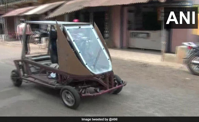 Odisha Farmer Builds Solar-Powered Car That Can Run 300 km On Single Charge