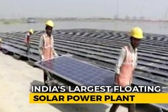 India's Biggest Floating Solar Power Plant Being Set Up In Telangana India's Biggest Floating Solar Power Plant Being Set Up In Telangana