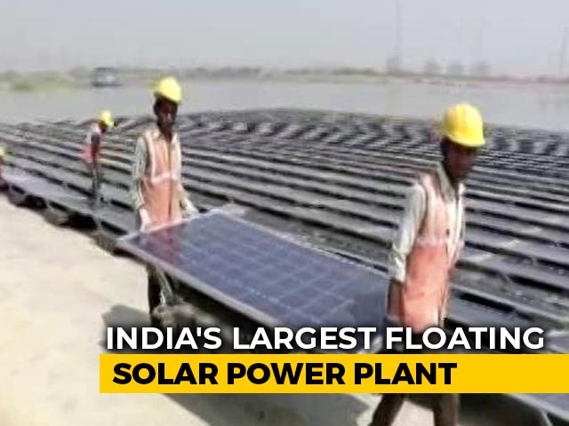 India's Biggest Floating Solar Power Plant Being Set Up In Telangana