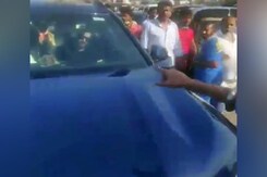 Ajay Devgn's Car Stopped By Farmers' Supporter Ajay Devgn's Car Stopped By Farmers' Supporter
