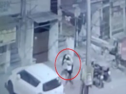 Woman Falls From 4th Floor, Dies; Accused Seen On CCTV Camera Arrested Woman Falls From 4th Floor, Dies; Accused Seen On CCTV Camera Arrested