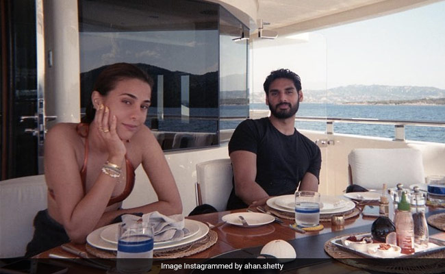 Ahan Shetty Shares Loved Up Pics On Childhood Sweetheart Tania Shroff's Birthday