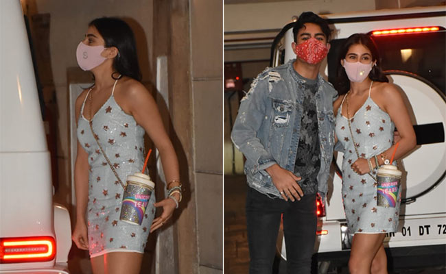 Sara Ali Khan's Funky Outfit Is The Star Of The Show At Brother's Party