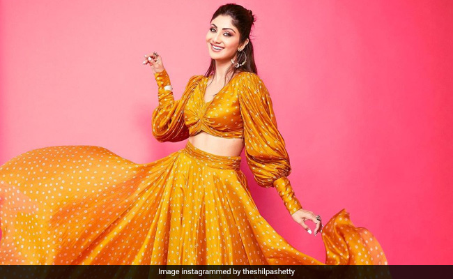 Shilpa Shetty Is Her Own Ray Of Sunshine In A Bright Yellow Co-Ord Set