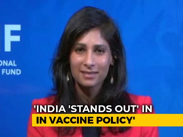 India "Really Stands Out" In Terms Of Vaccine Policy: IMF's Gita Gopinath
