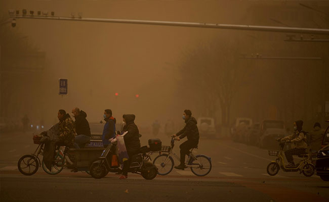 Beijing's 'Biggest Sandstorm In Decade' Leaves It Covered With Brown Dust