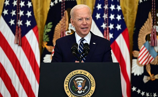 US President Joe Biden's First Press Conference As POTUS ...