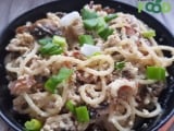 How To Make Mushroom Spaghetti Carbonara | Easy Mushroom Spaghetti Carbonara Recipe Video