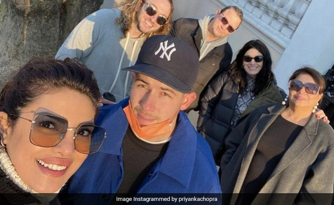 Priyanka Chopra Is "Happy To Be Reunited" With Her Husband Nick Jonas And Family. See Pics