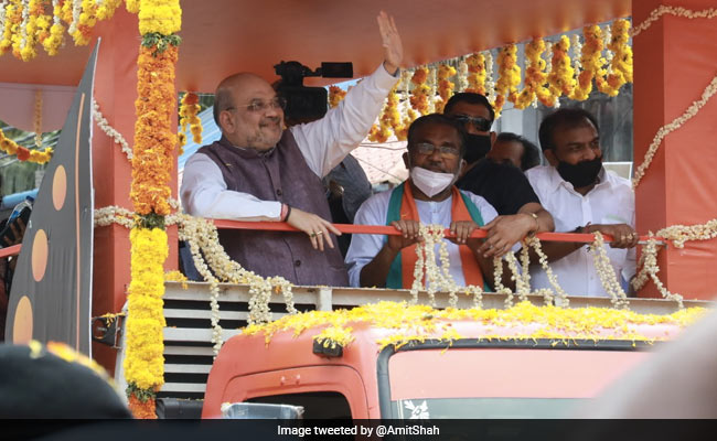 "Didn't Gold Scam Accused Work In Your Office": Amit Shah Attacks Pinarayi Vijayan In Kerala