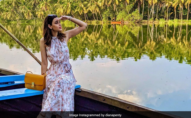 Diana Penty Enjoyed This View On Her Boat Ride In Kerala. Pic Here
