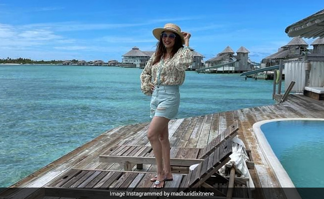 Madhuri Dixit, Holidaying In Maldives, Shares This Stunning Pic