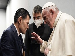 Pope Francis Meets Father Of Alan Kurdi, Drowned Syrian Toddler Pope Francis Meets Father Of Alan Kurdi, Drowned Syrian Toddler