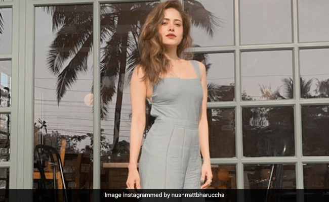 Channel Spring Vibes Like Nushrratt Bharuccha In A Pastel Ensemble