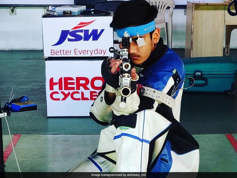 ISSF World Cup: Indias Aishwary Pratap Singh Tomar Wins Gold In Mens 50m Rifle 3 Positions