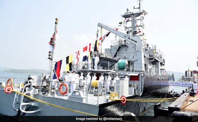 Navy Inducts Landing Craft Utility Ship To Enhance Warfare Capabilities