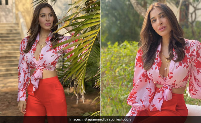 Sophie Choudry Lives Life In Full Bloom But Not Without Her Floral Outfit
