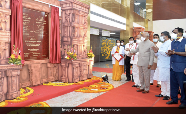 President Kovind Inaugurates Super Speciality Hospital In Rourkela