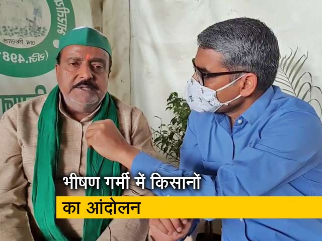 भीषण गर्मी में किसानों का आंदोलन जारी, तीनों सीमाओं पर अब भी हजारों की संख्या में आंदोलनकारी