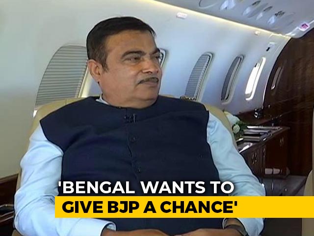 "Bengal Wants To Give BJP A Chance": Nitin Gadkari To NDTV