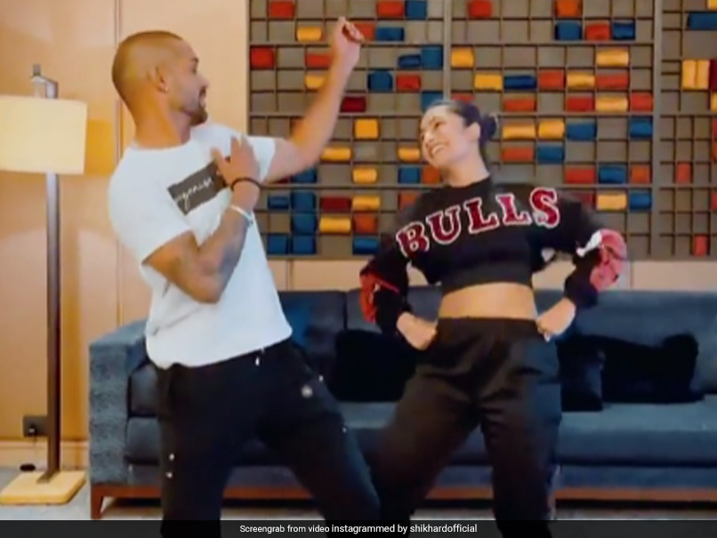 "Bhangra In Gabbar Style": Watch Shikhar Dhawan's Dance With Dhanashree Verma