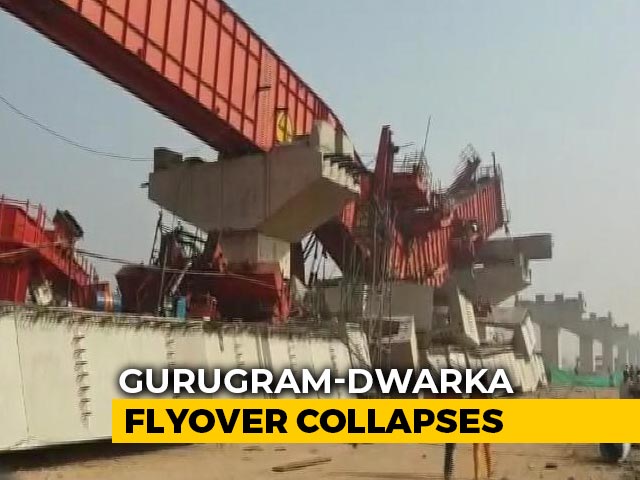Under-Construction Flyover On Highway Collapses In Gurgaon, 3 Injured
