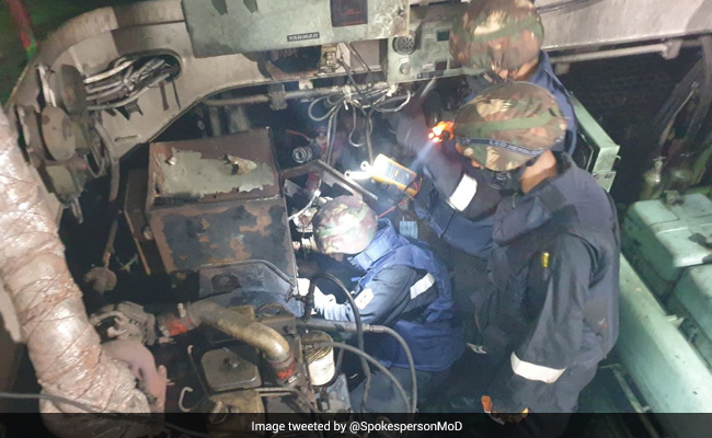 Indian Navy Provides Help To Cargo Ship Stranded In Gulf Of Oman